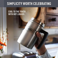 THERMOS Stainless King 16oz (470ml) SK1600 Cốc Giữ Nhiệt Giữ Nóng 6H, Lạnh 18H, Nắp Trượt Chống Tràn, Inox 304 Cao Cấp