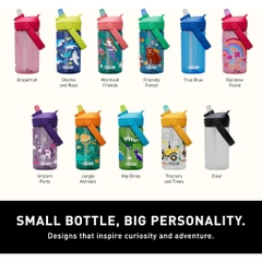 CamelBak Thrive Flip Straw Kids 400ml (14oz) Tritan Renew Bình nước trẻ em Ống hút chống tràn, không BPA