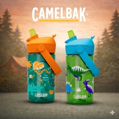 CamelBak Thrive Flip Straw Kids 400ml (14oz) Tritan Renew Bình nước trẻ em Ống hút chống tràn, không BPA