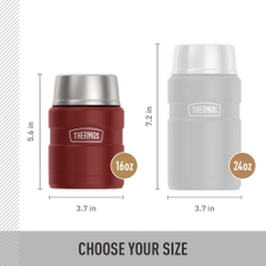 Hộp đựng thức ăn giữ nhiệt Thermos 16oz Stainless King™ Food Jar (470ml)