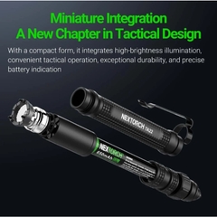 Đèn pin hiệu Nextorch, độ sáng tối đa 850 lm, dùng pin 10880, màu đen (TA22)