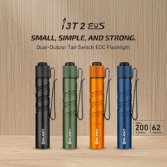 OLIGHT I3T 2 EOS Pocket EDC Flashlight, 200 Lumens ĐÈN PIN