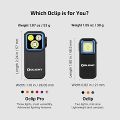 OLIGHT OCLIP Pro EDC Flashlight Clip-on Light, Rechargeable 500 Lumens