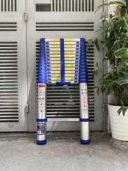 Thang nhôm rút gọn đai xanh NiNDA NK-50 cao 5m