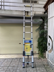 Thang nhôm rút gọn đai đen NiNDA ND-44 cao 4m4