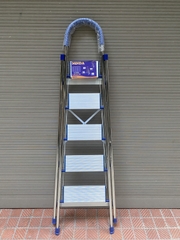 Thang ghế gia đình NiNDA loại 5 bậc, khung inox chắc chắn