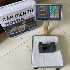 Cân bàn điện tử tính tiền NiNDA tải 60kg/10g