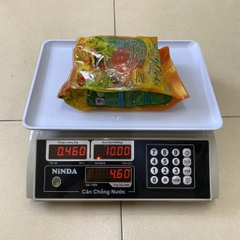 Cân điện tử tính tiền NiNDA SN863 chống nước tải 30kg/5g, cân thủy hải sản, thực phẩm đông lạnh