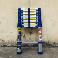 Thang nhôm rút gọn đai xanh NiNDA NK-38 cao 3m8