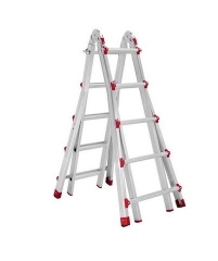 Thang nhôm chữ A rút lồng NiNDA ND-RL05, chữ A cao tối đa 2,47m