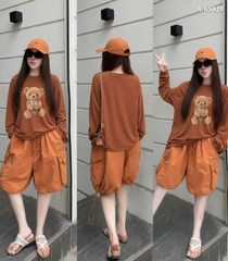 A649- Áo thun giấy cam gấu freesize