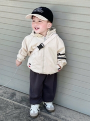 Aokid022- Áo gió trẻ em lót lưới mã THOM  2 màu