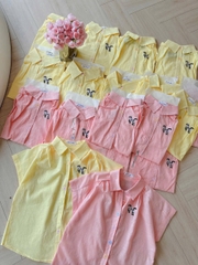 🌸 A319- ÁO SƠ MI TAY LIỀN THÊU CÚC NHIỂU MẦU 🌸