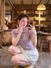 A746-Áo len montoghi tím hàng nhà máy đủ tem