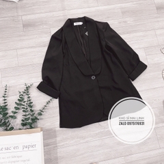 Vest vạt bầu 2 màu xanh nhạt,đen chât trượt Thái 1 lớp