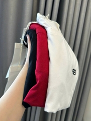 SET491-Set 3 áo chữ B cổ tròn thêu chất cotton