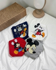 BT946- Combo 4 áo ba lỗ thông hơi cho bé hình Mickey 9-23kg