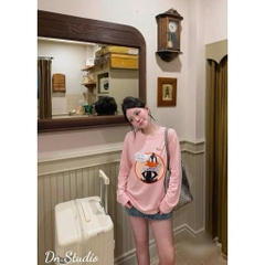 a665-Áo thun giấy dài tay dáng oversize Quảng châu