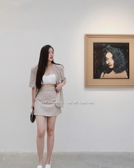 💎SET114- SET BLAZER CHÂN VÁY LI EO KÈM ÁO ☘️