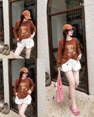 A649- Áo thun giấy cam gấu freesize