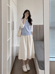 A692-Áo len gile 3 màu hàng nhà máy đủ tem