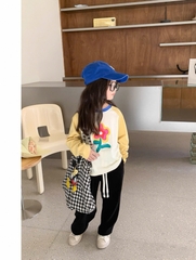 CB418- Combo 3 quần nhung suông tăm be-đen-nâu