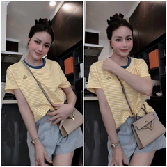 Set606- SET BỘ KẺ ÁO KẺ VÀNG PHỐI THÊU 🌿