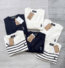 A336-Áo len cadigan thêu gấu 3 màu