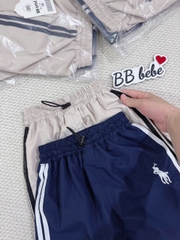 CB393-Combo 2 quần gió dài bé trai cạp chun bo ống
