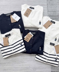 A336-Áo len cadigan thêu gấu 3 màu