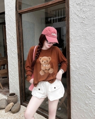 A649- Áo thun giấy cam gấu freesize