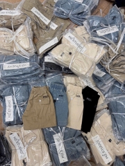 Cb428- Combo quần jeans thêu cạp chun túi bên