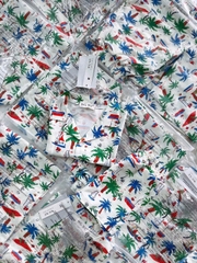 BT496- Bộ áo sơ mi đũi cây dừa sắc màu mix quần kaki