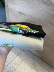 BT860-Bộ áp thun khủng long đen cộc tay phối quần short 9-22kg