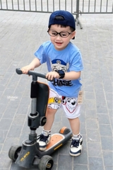 BT452- Bộ cứ hộ xanh quần trắng  bé trai loại đẹp