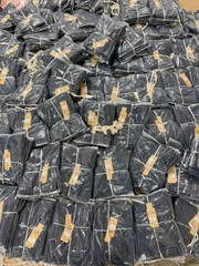 Quan056- quần suông Jeans  kẻ xanh chất mềm tem mác da