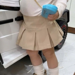 Cb406-Combo 2 chân váy xếp ly ngắn bé gái có lót quần