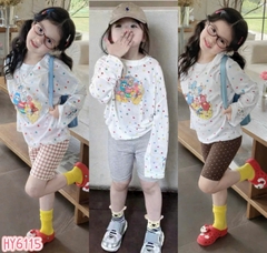 BT866-ComBo 4 quần legging cộc cho bé gái 8-26kg