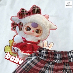 SIZE ĐẠI -BT248-SET áo BB3 mix CV kẻ bé gái có lót quần