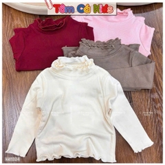CB298- Combo 2 áo giữ nhiệt cao cổ bé gái