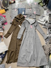 A262- Áo nắng dáng dài 120cm chất Cotton Umi 8 màu mũ chùm S 43-52kg  ,M 52-57kg , L 57-62kg