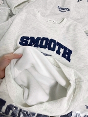 Set809 Bộ mặc nhà áo nỉ màu xám phối quần bo ống