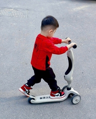 Bn166- (10-26kg)  Bộ thun dài tay thu đông bé trai Spider Man đỏ đen VNXK