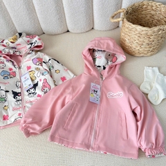 Bt1097- Áo gió mặc được 2 mặt màu hồng KUROMI