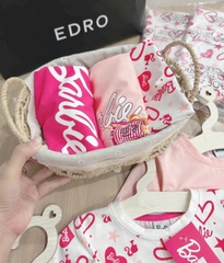 CB194-Combo 3 áo phông BABIES bé gái chất mát