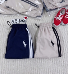 CB393-Combo 2 quần gió dài bé trai cạp chun bo ống