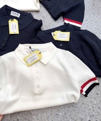 A251- Áo len THOM 2 màu than,trắng full tem