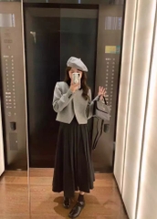 A027- ÁO DẠ PHỐI CỔ VẠT CHÉO 💎