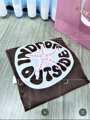 A541-Áo thun suông nâu Sao biển hàng đủ tem