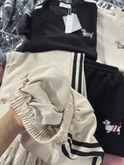 SET463- Set bộ ThOM thêu ngựa 3 màu quần suông